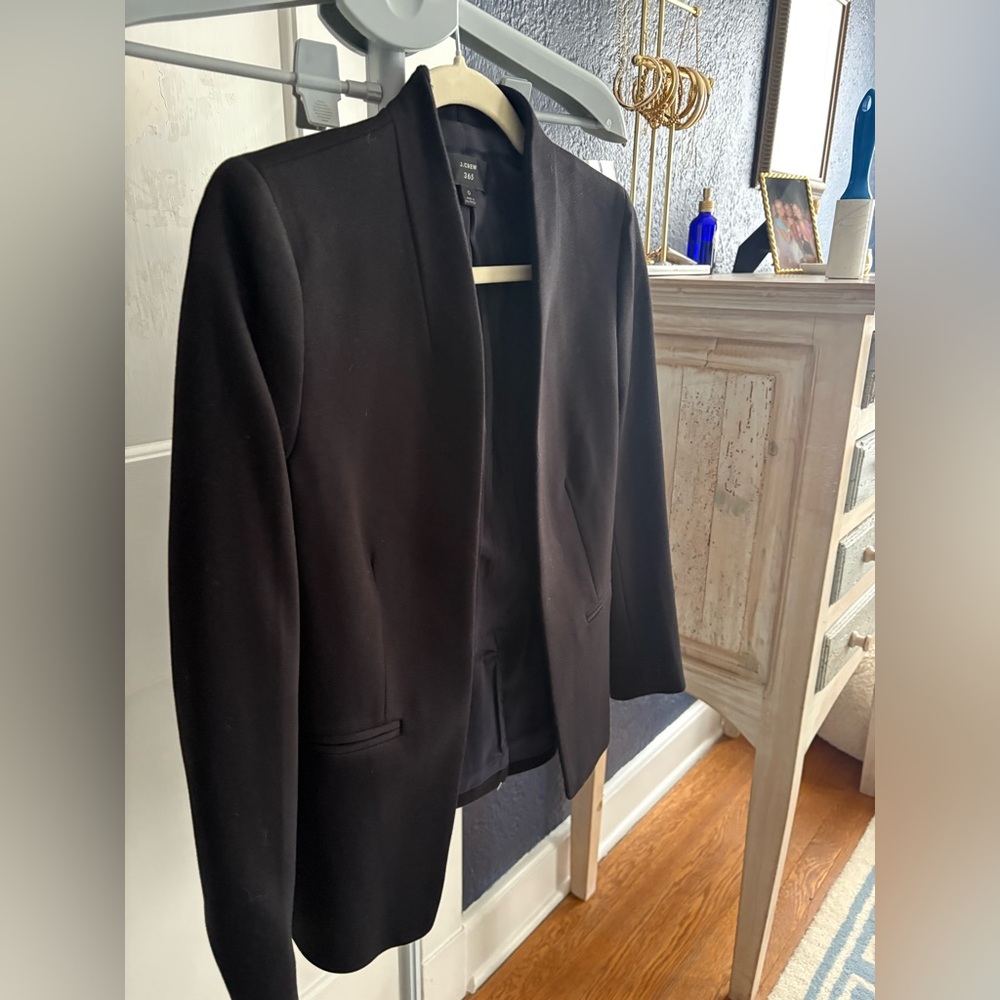J. Crew Black Going Out Blazer